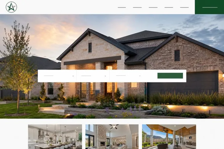 Example real estate agent website built by Arlington Web Dev